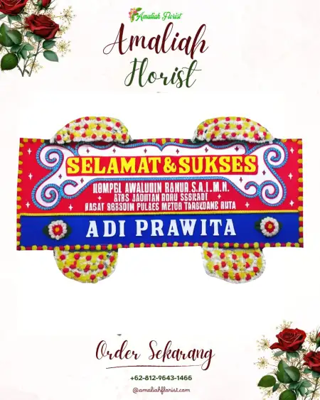 Papan Bunga Ucapan Selamat Wer Tamrian